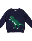 Dinosaur Sweater Navy