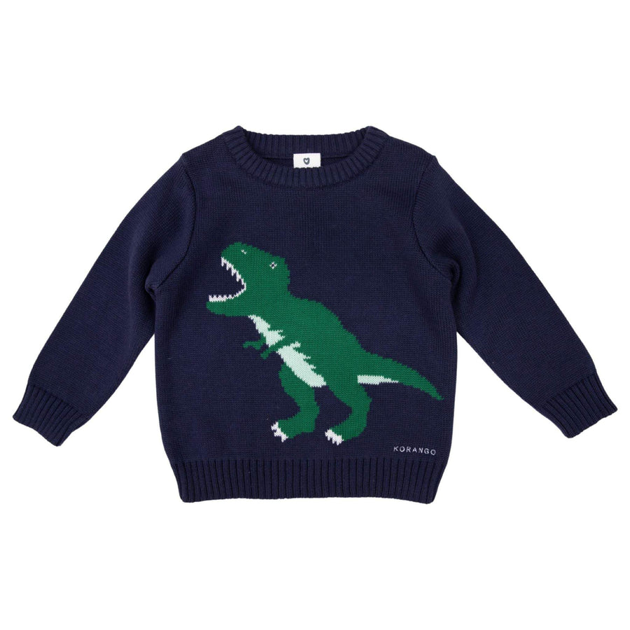 Dinosaur Sweater Navy