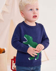 Dinosaur Sweater Navy