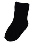 Ribbed Socks 5pk Plain with Navy Stripe