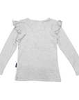 Cotton Modal Top Grey Marle