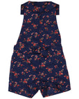 Navy Floral Floral Zip Playsuit