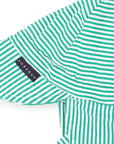 Cotton Legionnaires Sun Hat Green Stripe