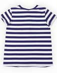 Girls Henley Tee Navy
