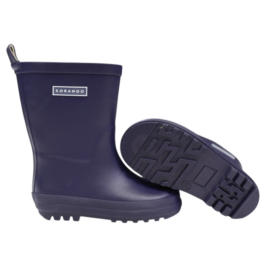 Plain Gumboot Navy