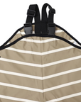 Stripe Colour Change Waterproof Overall Chestnut