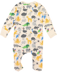 Australian Animal Zip Onesie Beige