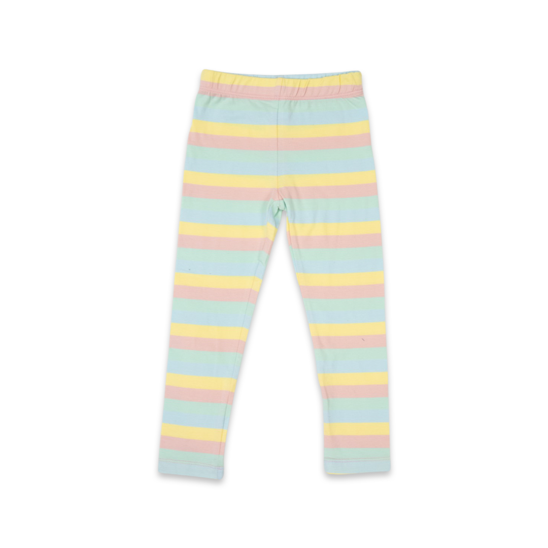 Pastel Rainbow Striped Legging
