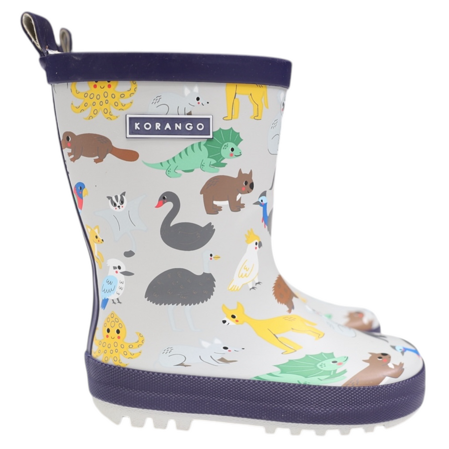 Australian Animal Gumboot Grey