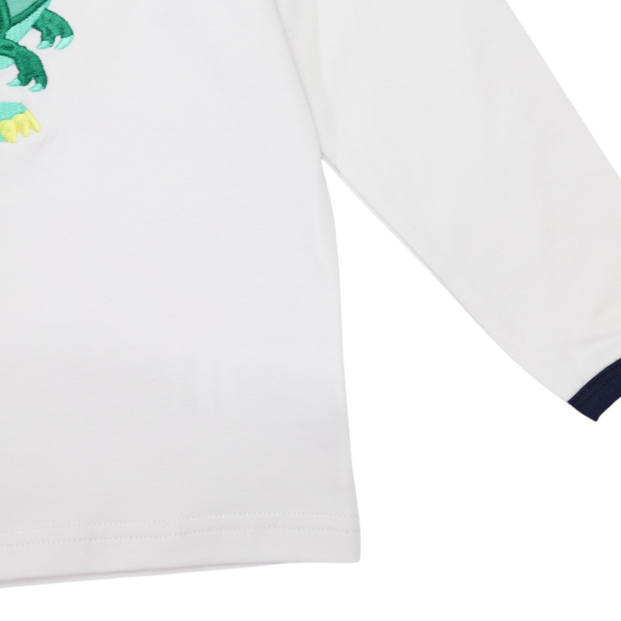T-REX Applique Tee Grey