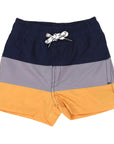 Contrast Boardies Mustard/Navy