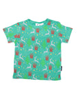 Pyjamas Cotton Modal Xmas Short Sleeve Top & Short Green