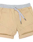 Stretch Twill Short with Elasticised Waist Sheepskin
