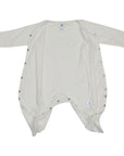 Organic Pointelle Romper White