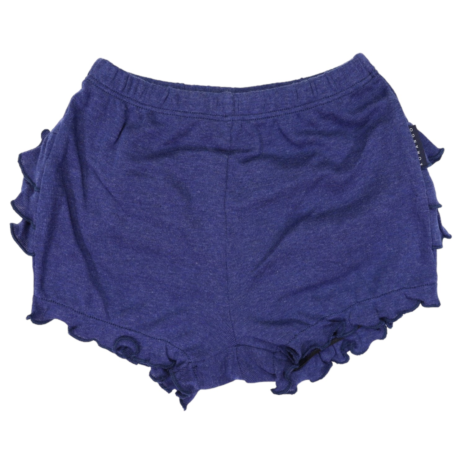 Cotton Modal Frill Short Navy