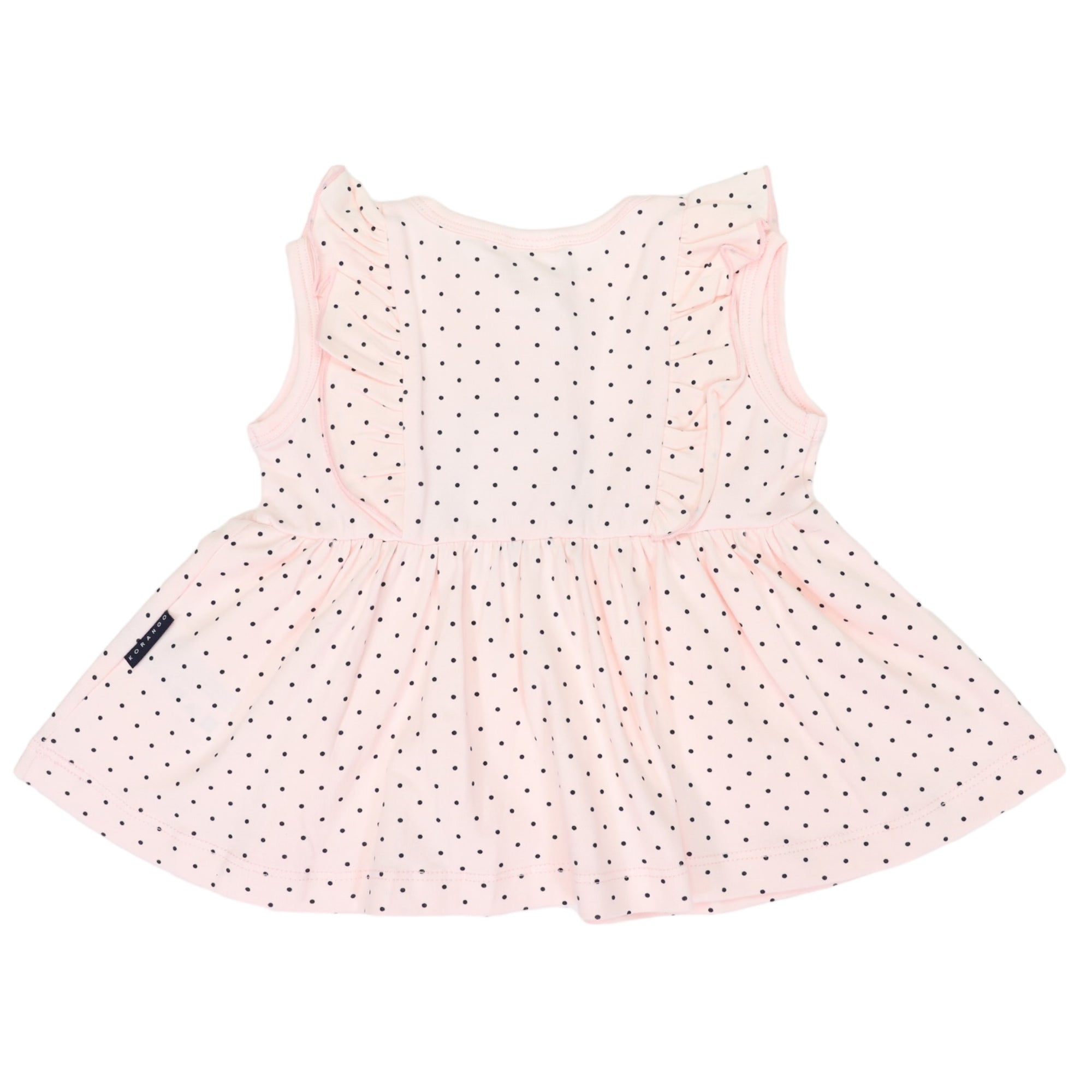 Cotton Stretch Spot Blouse Pink