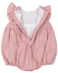 Smocked Pink Sunsuit
