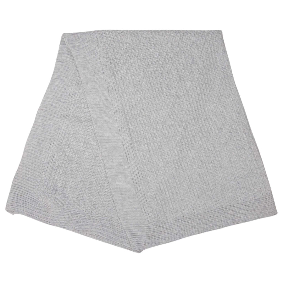 Knit Blanket Grey Marle