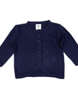 Knit Cardigan Navy