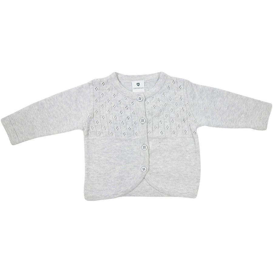 Organic Cardigan Grey