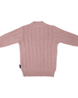 Knit Cardigan Long Dusty Pink