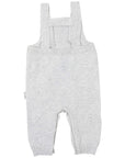 Knit Overall with Polkadot Grey