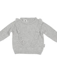 Knit Sweater with Frill