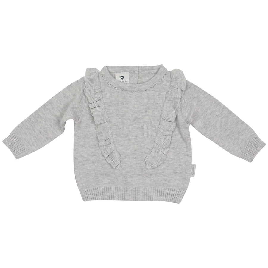 Knit Sweater with Frill