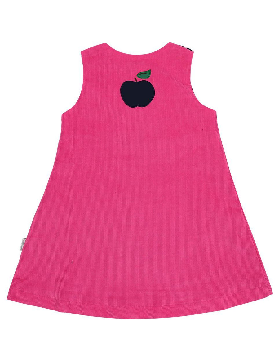 Lined Apple Cord Dress Pink