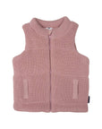 Lined Knit Vest Dusty Pink