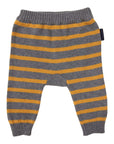 Striped Knit Legging Charcoal Stripe