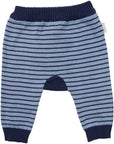 Knit Legging Blue/Navy Stripe