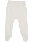 Organic Pointelle Legging White