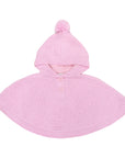 Knitted Poncho Pink