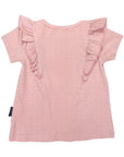 Spot of Gold Frill Top Pink