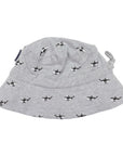 Orca Print Cotton Sunhat Grey