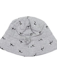 Orca Print Cotton Sunhat Grey