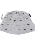 Orca Print Cotton Sunhat Grey