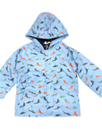 Shark Colour Change Raincoat Blue