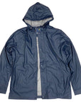 Raincoat plain Navy Adult