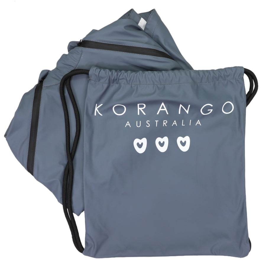 Poncho with Carry Bag Charcoal