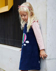 Rainbow Balloon Cord Pinafore