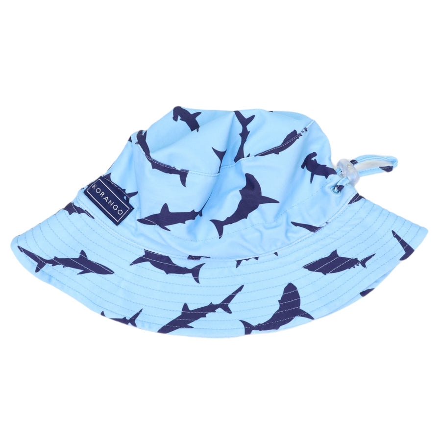 Shark Swim Sun Hat Blue