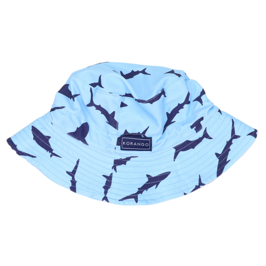Shark Swim Sun Hat Blue