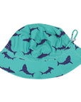 Shark Swim Sun Hat Green