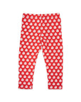 Legging with Sail Boat Print Red