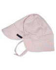 Cotton Legionnaires Sun Hat Dusty Pink Stripe