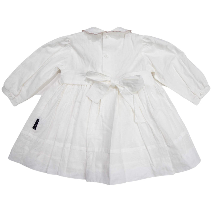 Smocked Dress Ivory