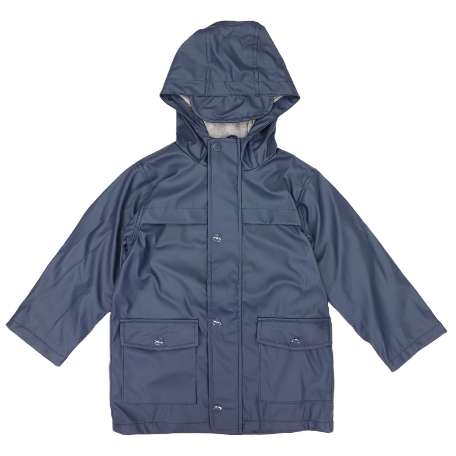 Plain Raincoat Navy