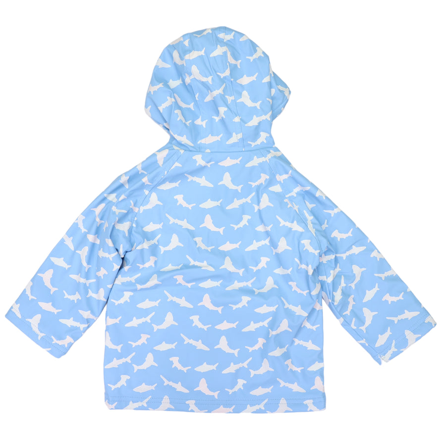Shark Colour Change Raincoat Blue